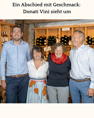 Vinoteca von Donati Vini, Umzug an den St. Johanns-Ring 106 Basel