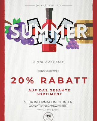 Donati@Sommer Aktion mit 20% Rabatt auf das gesamte Sortiment