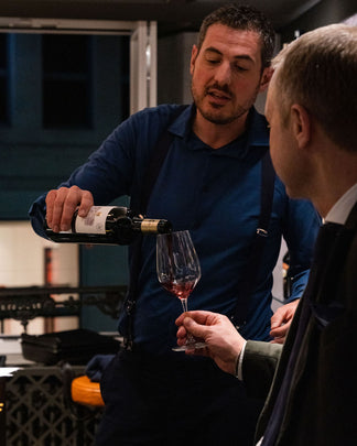 Donati Vini Weindegustation in der Breitling Boutique Basel