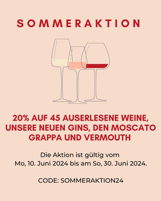 Sommeraktion 2024 bei Donati Vini mit 20% auf Weine und Gin