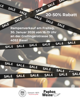 Rampenverkauf 2026 im Lager von Donati Vini in Basel