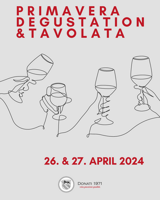 Primavera Weindegustation und Tavolata 2024 mit Produzent:innen aus Italien