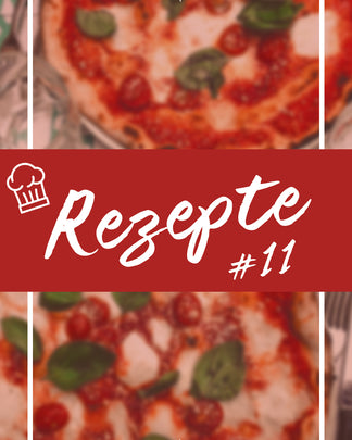 Selbstgemachte Pizza mit Mozzarella di Bufala und Basilikum