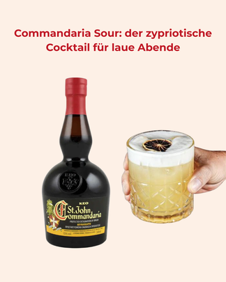 Commandaria Sour: der zypriotische Cocktail für laue Abende