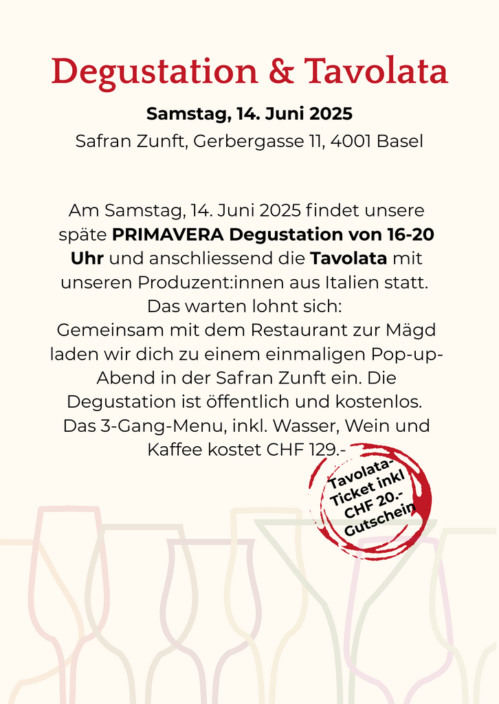 Ticket: Primavera Tavolata am 14. Juni 2025